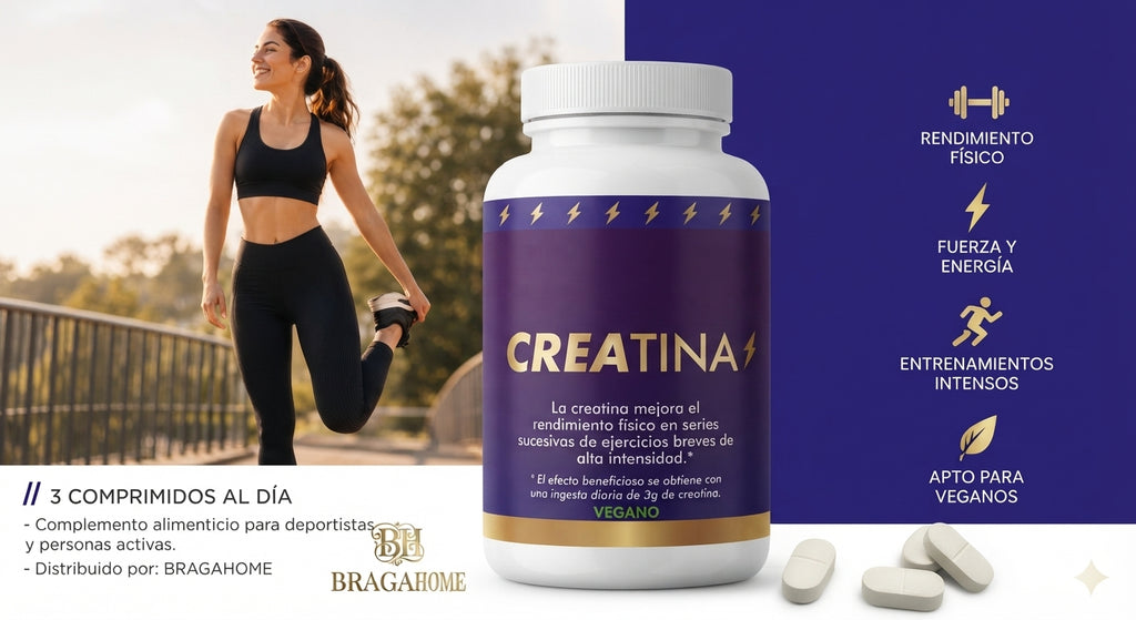 Suplemento de Creatina em Comprimidos – 90 Unidades