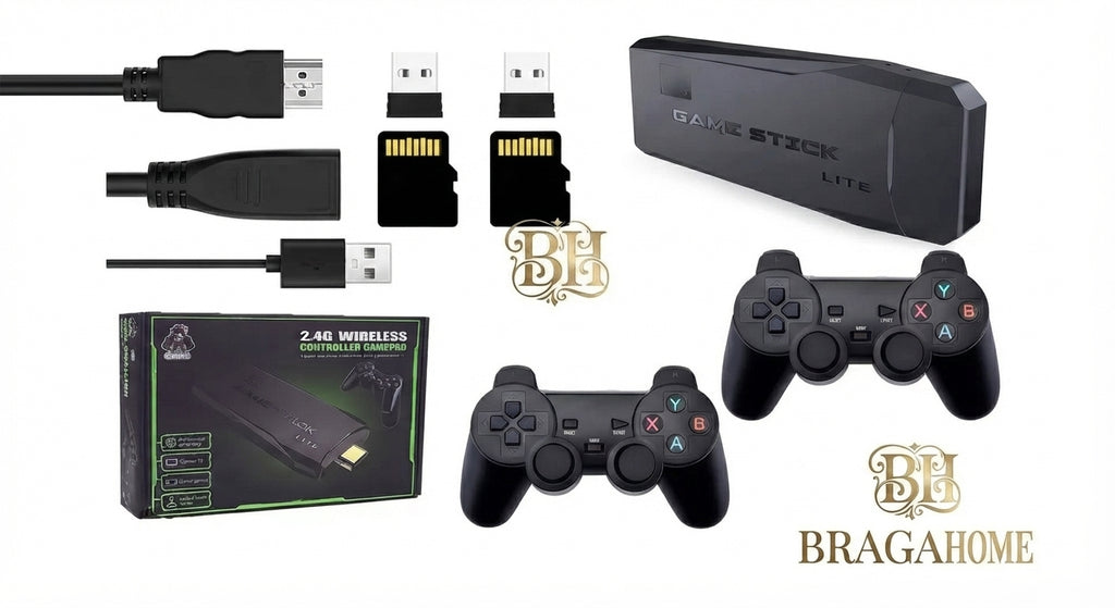 Consola de Jogos Sem Fios Retro Stick 64 GB