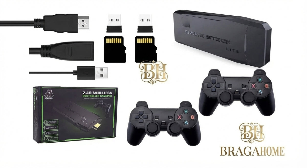 Consola de Jogos Sem Fios Retro Stick 64 GB
