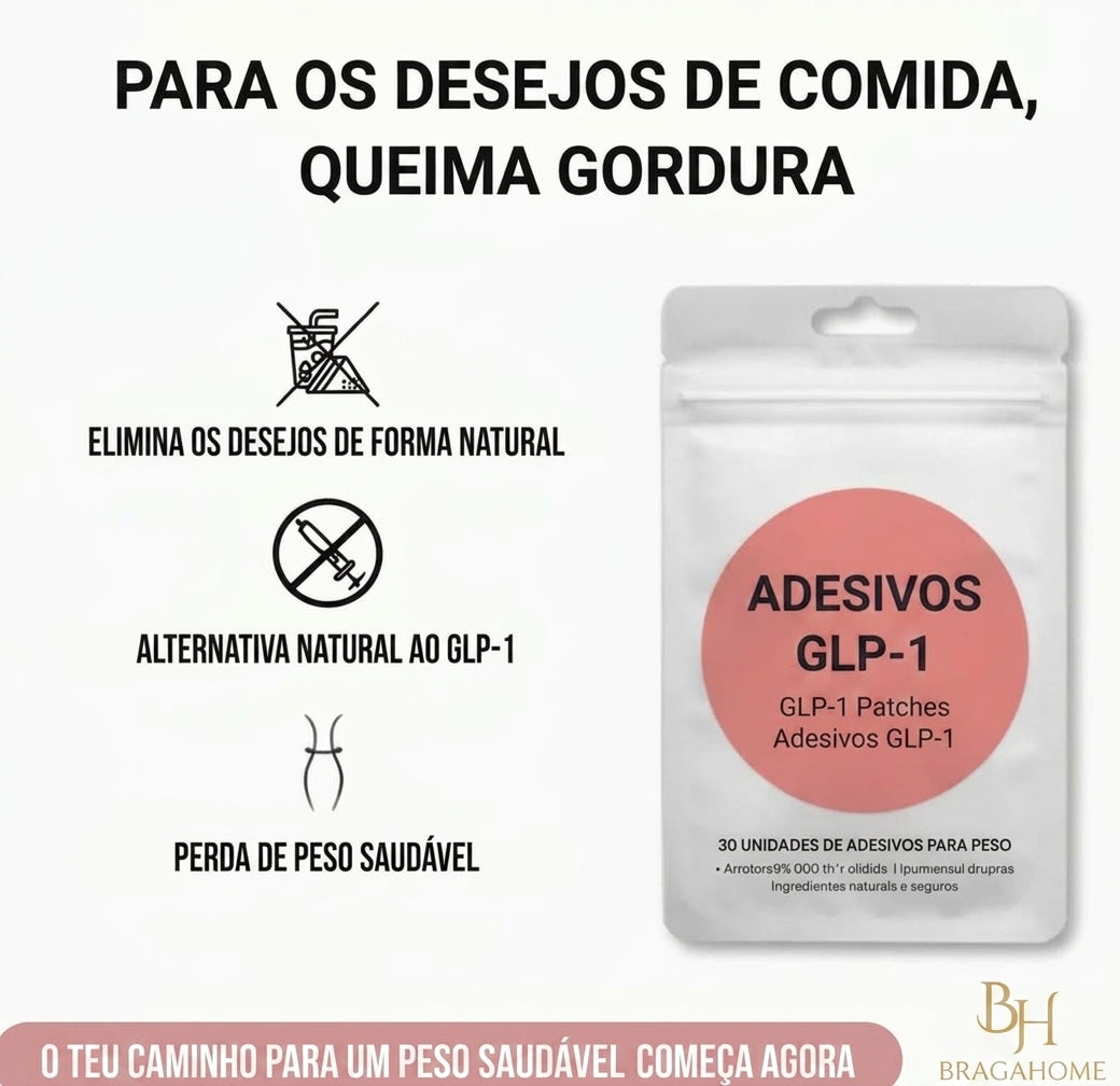 Adesivos GLP-1 para Controlo do Apetite
