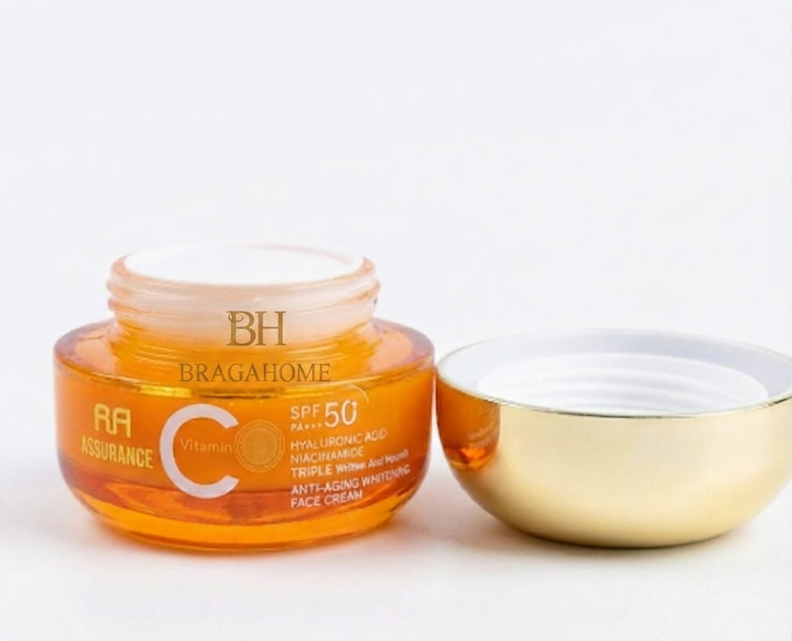 Creme Antirrugas com Ácido Hialurónico, Niacinamida 2,2% + Proteção Solar SPF 50