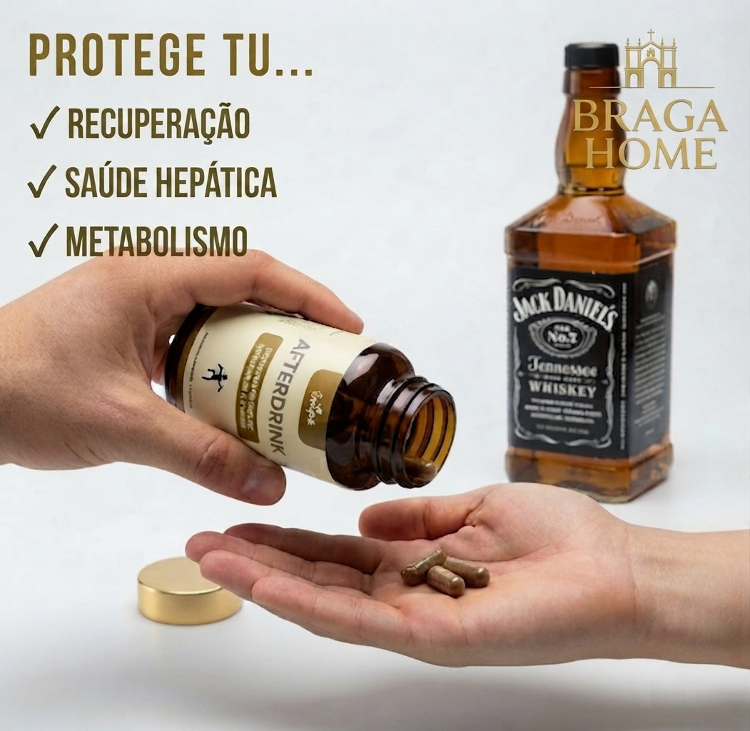 Supafutz AFTERDRINK / Comprimidos de Recuperação, Suplemento Antes e Depois de Beber com Suporte Hepático para Manhãs Melhores